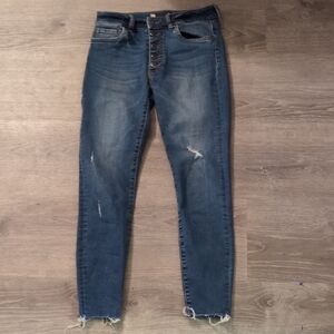 Kut From The Kloth Donna High Rise Ankle Skinny Jeans Size 0